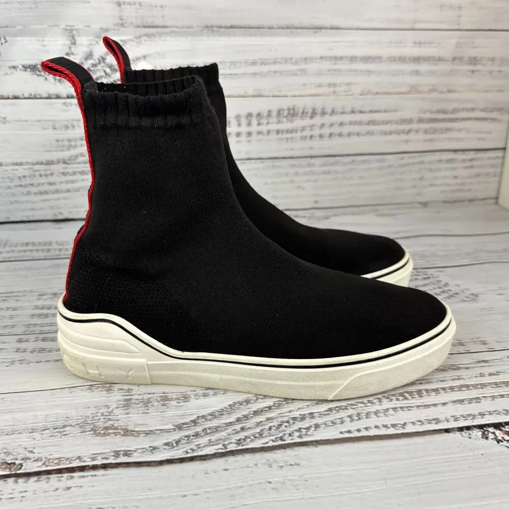 Givenchy George V Mid Sock Mens EU 40 US 7 Sneaker Black White